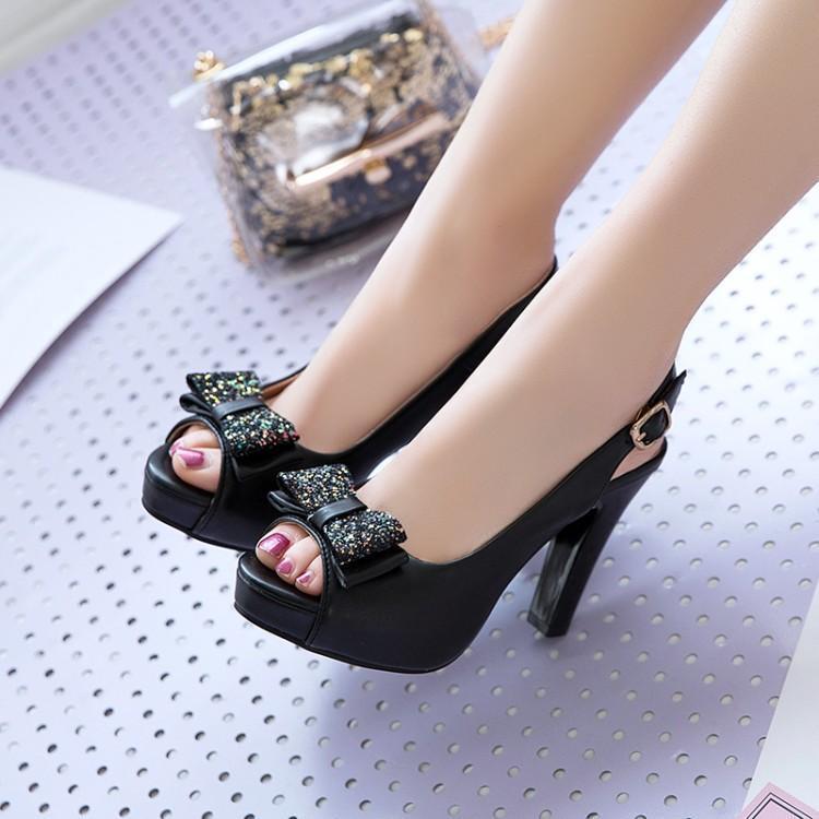 Kathleen – Damen High Heels mit Schleife