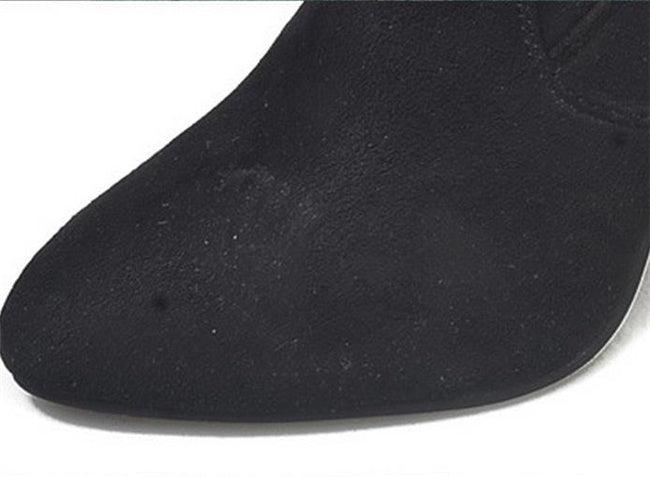 Kim – Modische Damenstiefel aus Wildleder