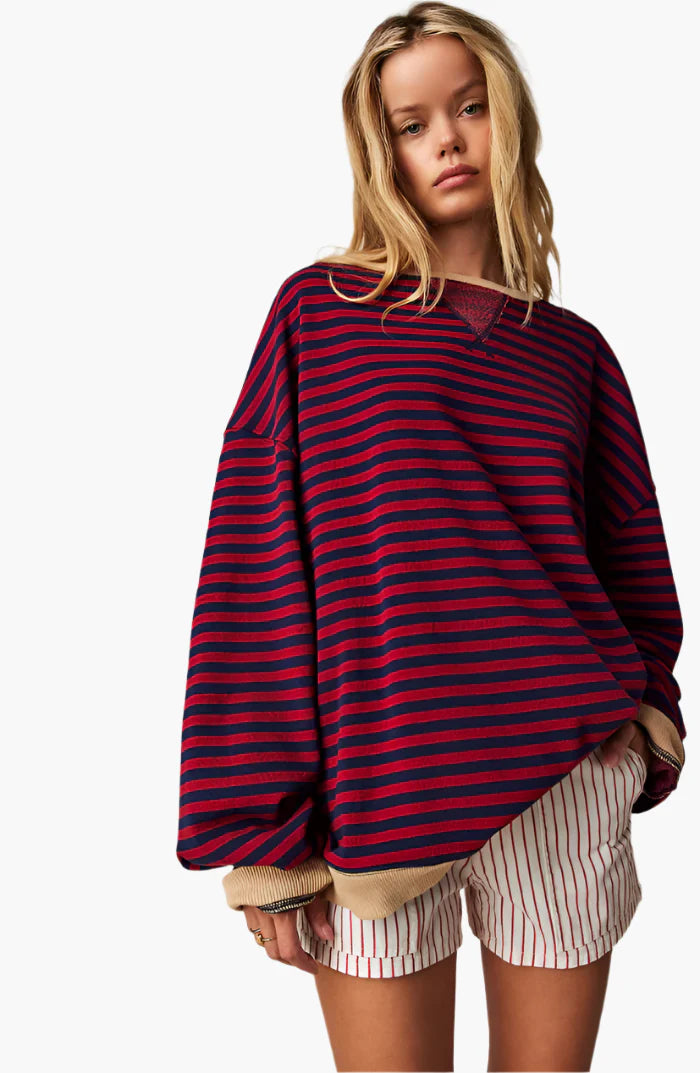 Damen Oversize Strickpullover für Herbst – Lässiger Komfort, Perfekt zum Layern
