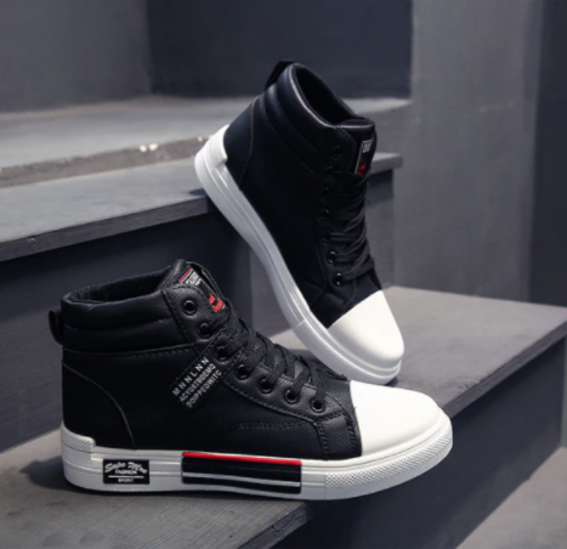 Herren High-Top Sneaker – Modischer Freizeitschuh für Herbst und Winter