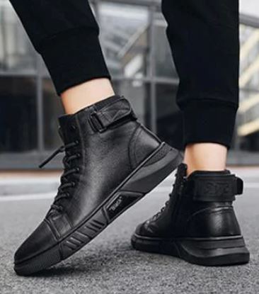 Herren Sneakerstiefel Urban Street Style – Komfortabler Freizeitschuh mit rutschfester Sohle
