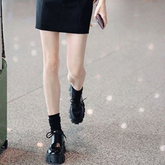 Vanessa – Damen Plateau-Stiefel mit Einzelabsatz