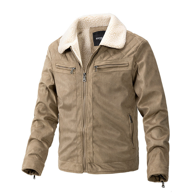 Neil – Herrenjacke mit Reißverschluss und Berberfleece