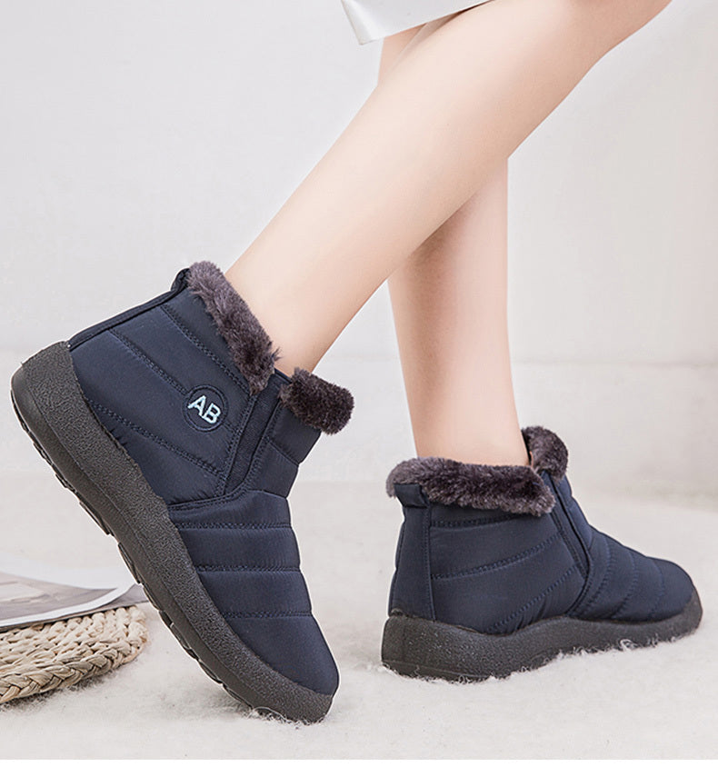 Nicola – Wasserdichte Damenstiefeletten mit Plüschfutter