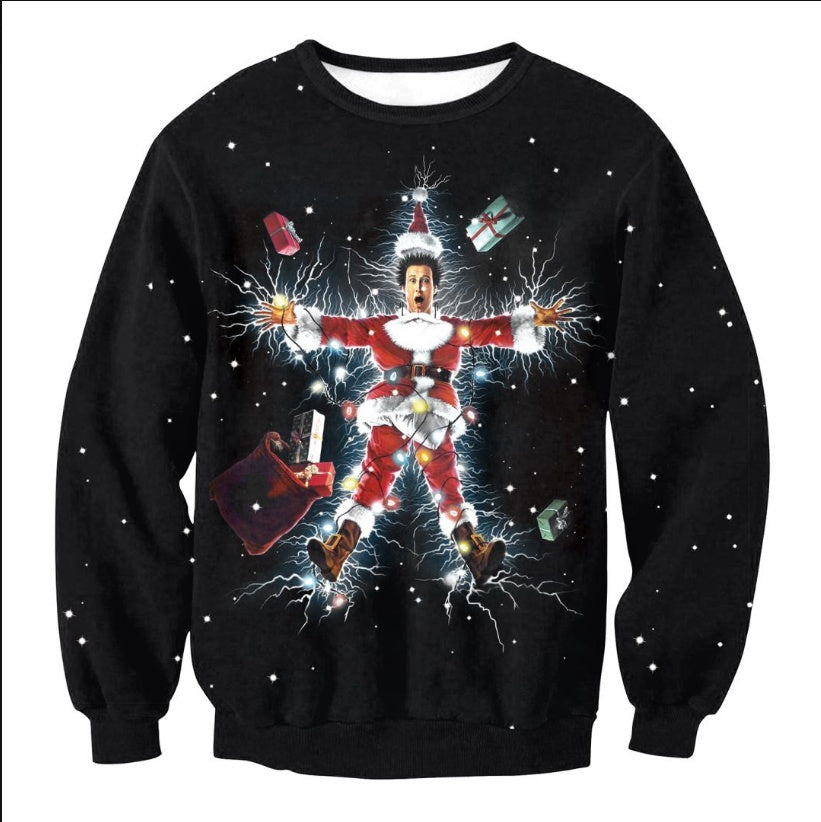 Hayley – Lustiger Weihnachtspullover mit Santa-Elf-Design für Damen