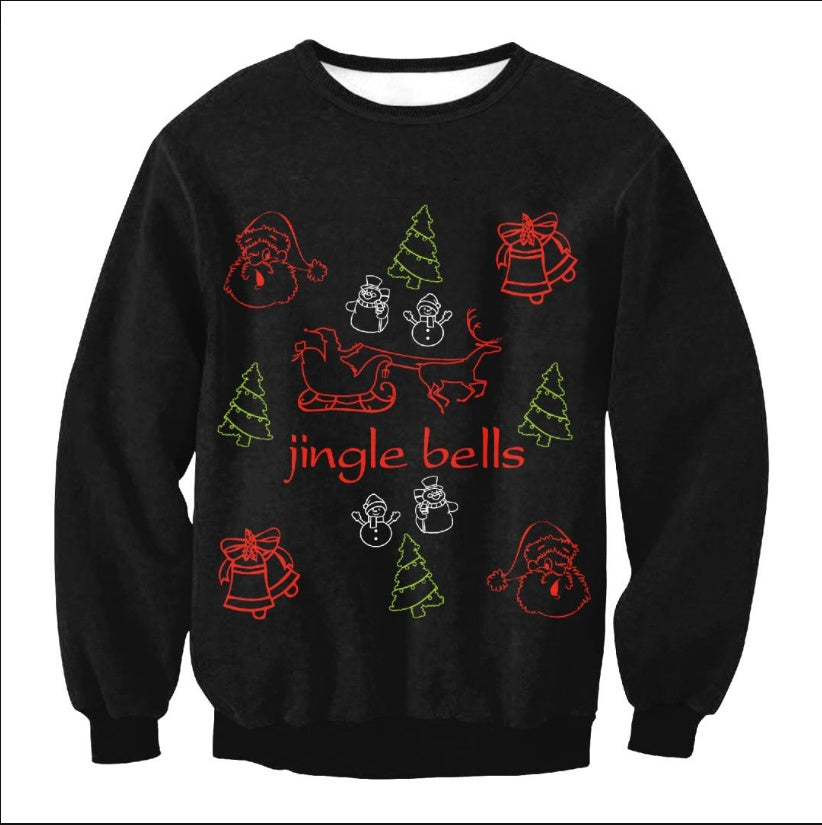 Hayley – Lustiger Weihnachtspullover mit Santa-Elf-Design für Damen