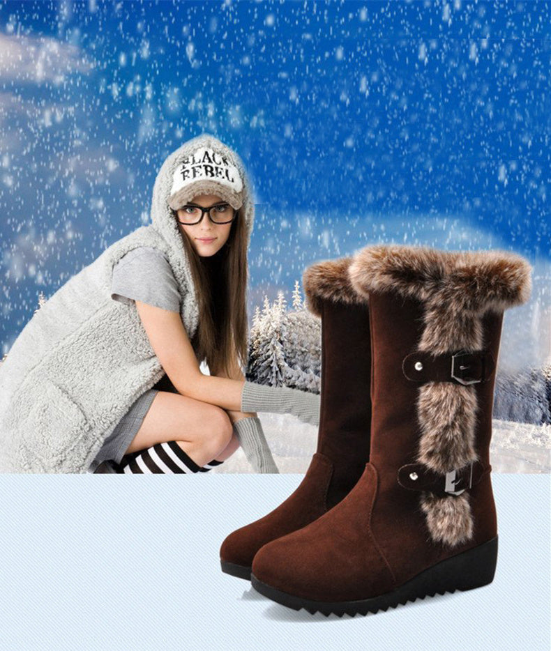 Betty – Schneestiefel mit Kunstpelz für Damen