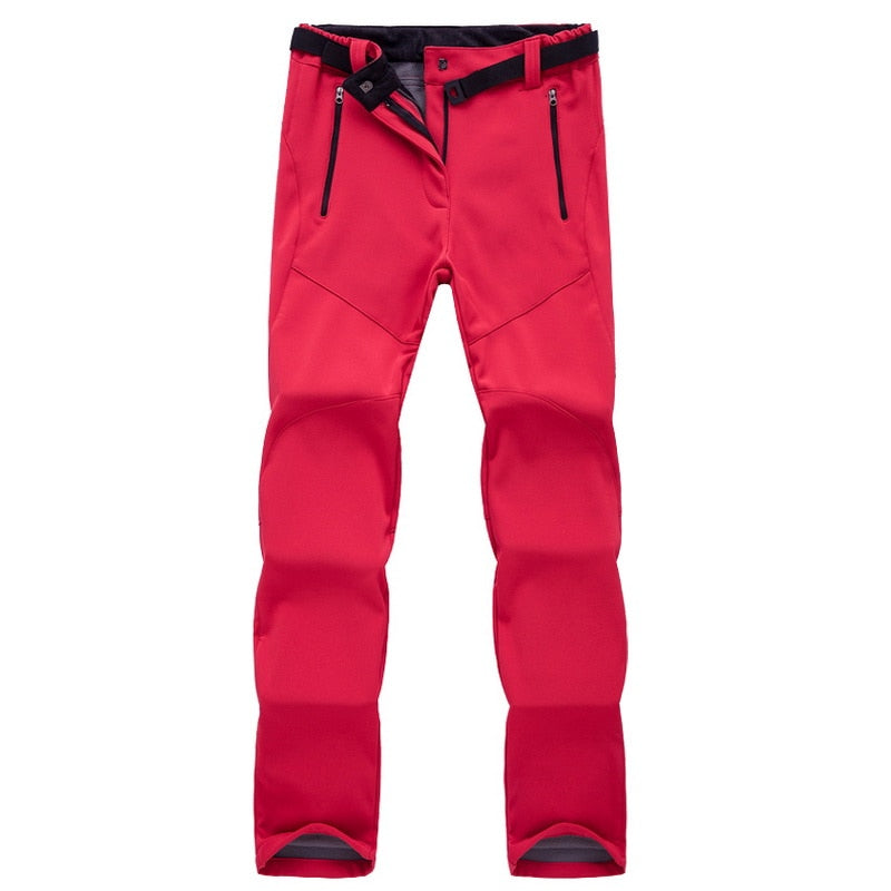 Damen Outdoor Wanderhose mit Fleece-Futter – Wasserdicht & Atmungsaktiv für Trekking, Wandern & Alltag