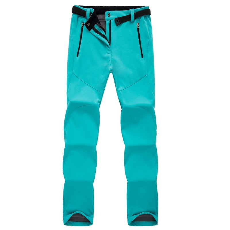 Damen Outdoor Wanderhose mit Fleece-Futter – Wasserdicht & Atmungsaktiv für Trekking, Wandern & Alltag