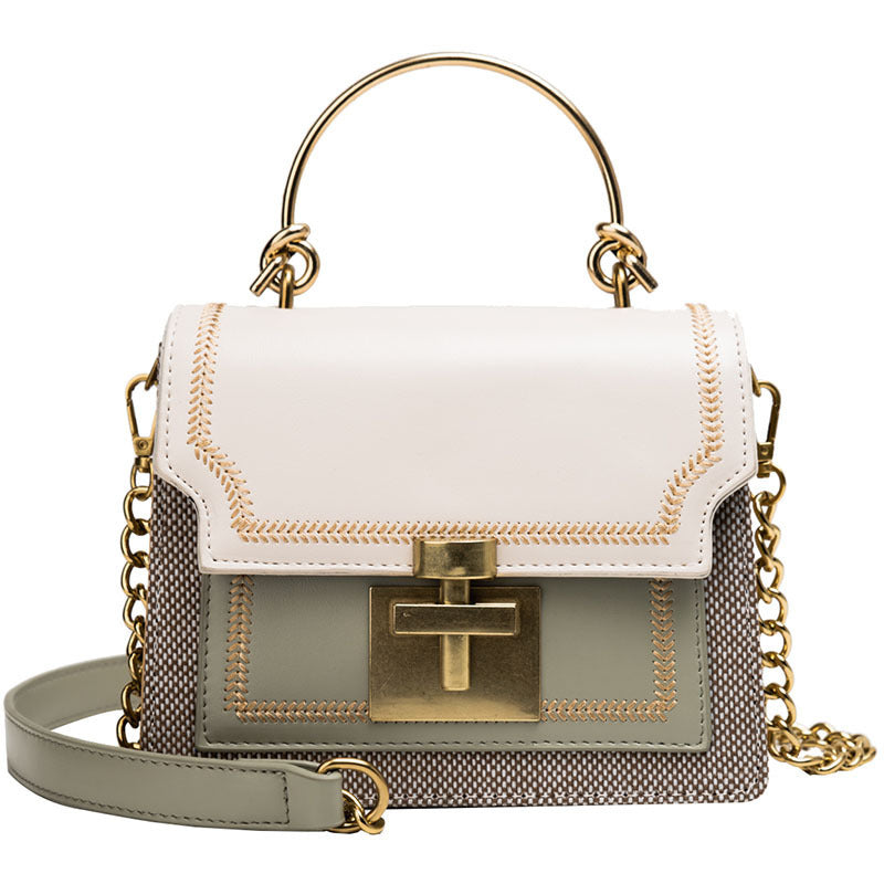 Lynda – Modische Schultertasche mit Kettenstruktur