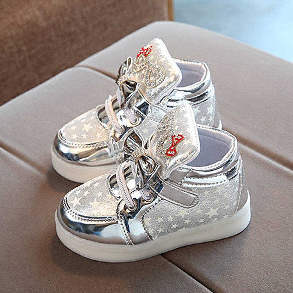 Lauren – Leuchtende Velcro Kinderschuhe