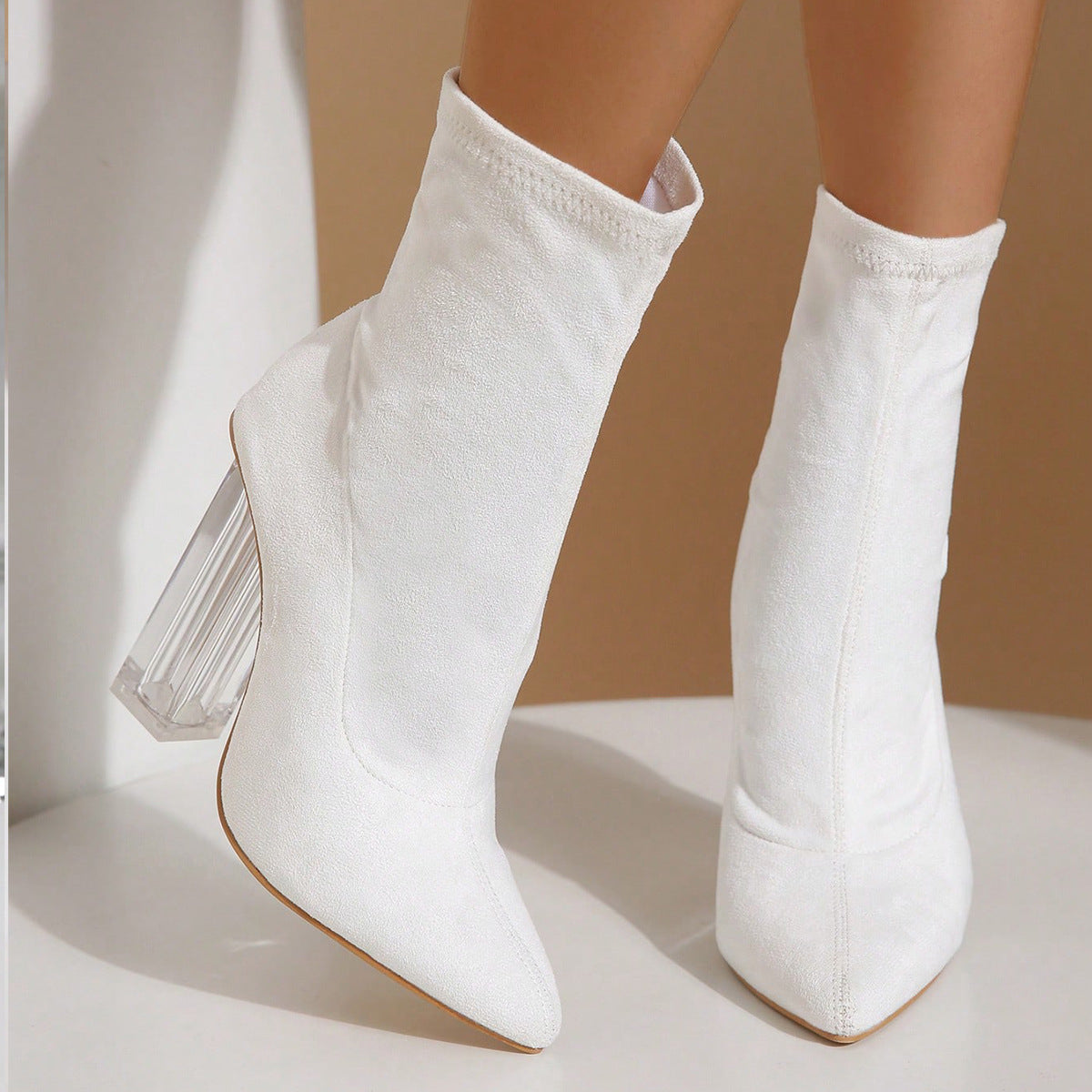 Hannah – Kristallabsatz Stiefel für Damen