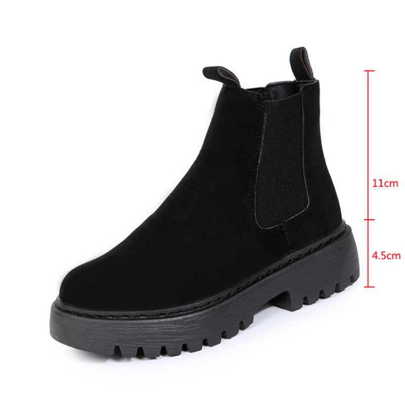 Francesca – Damen Stiefeletten mit Plateau und Chunky-Design