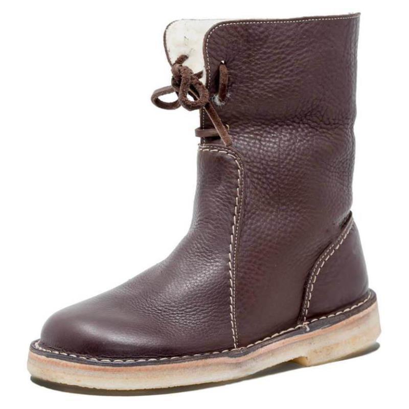 Sue – Damen Winterstiefel mit Kunstpelz und Schnürung