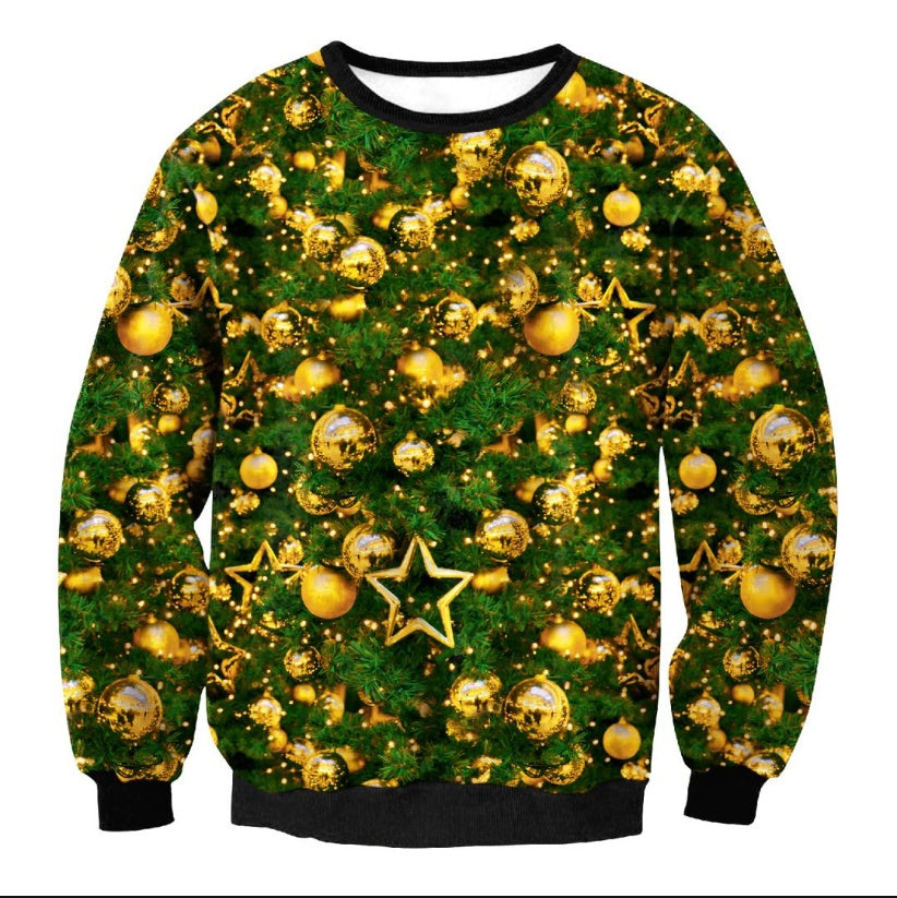 Hayley – Lustiger Weihnachtspullover mit Santa-Elf-Design für Damen