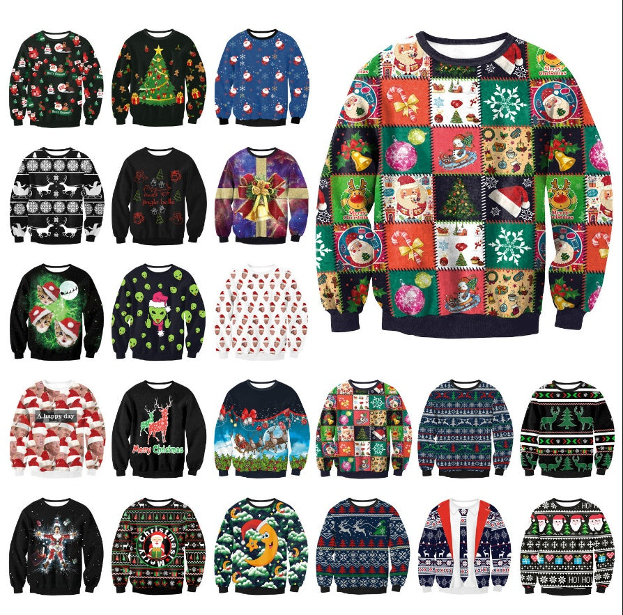 Hayley – Lustiger Weihnachtspullover mit Santa-Elf-Design für Damen