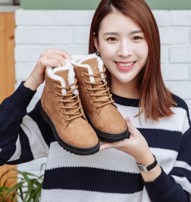 Helen – Damenwinterstiefel mit Kunstplüsch