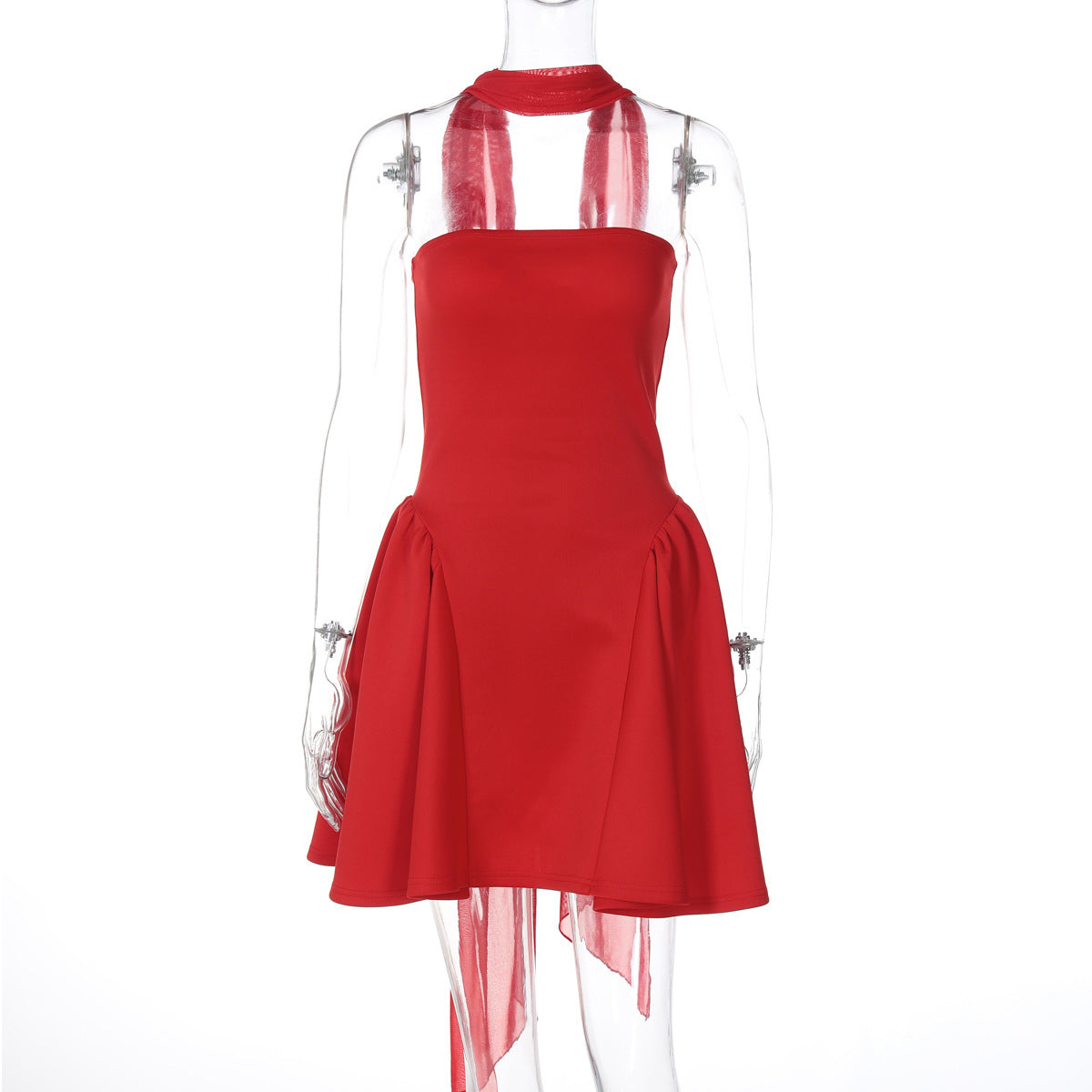 Andrea – Sexy Tube Top Kleid mit Reißverschluss