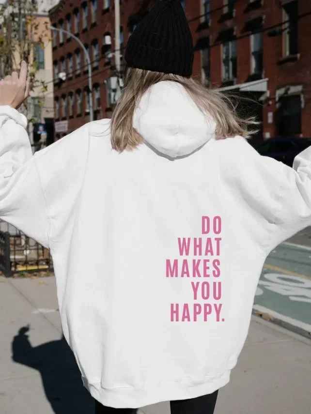 Leonie - Damen Hoodie - Lässiger Streetstyle mit Schriftzug
