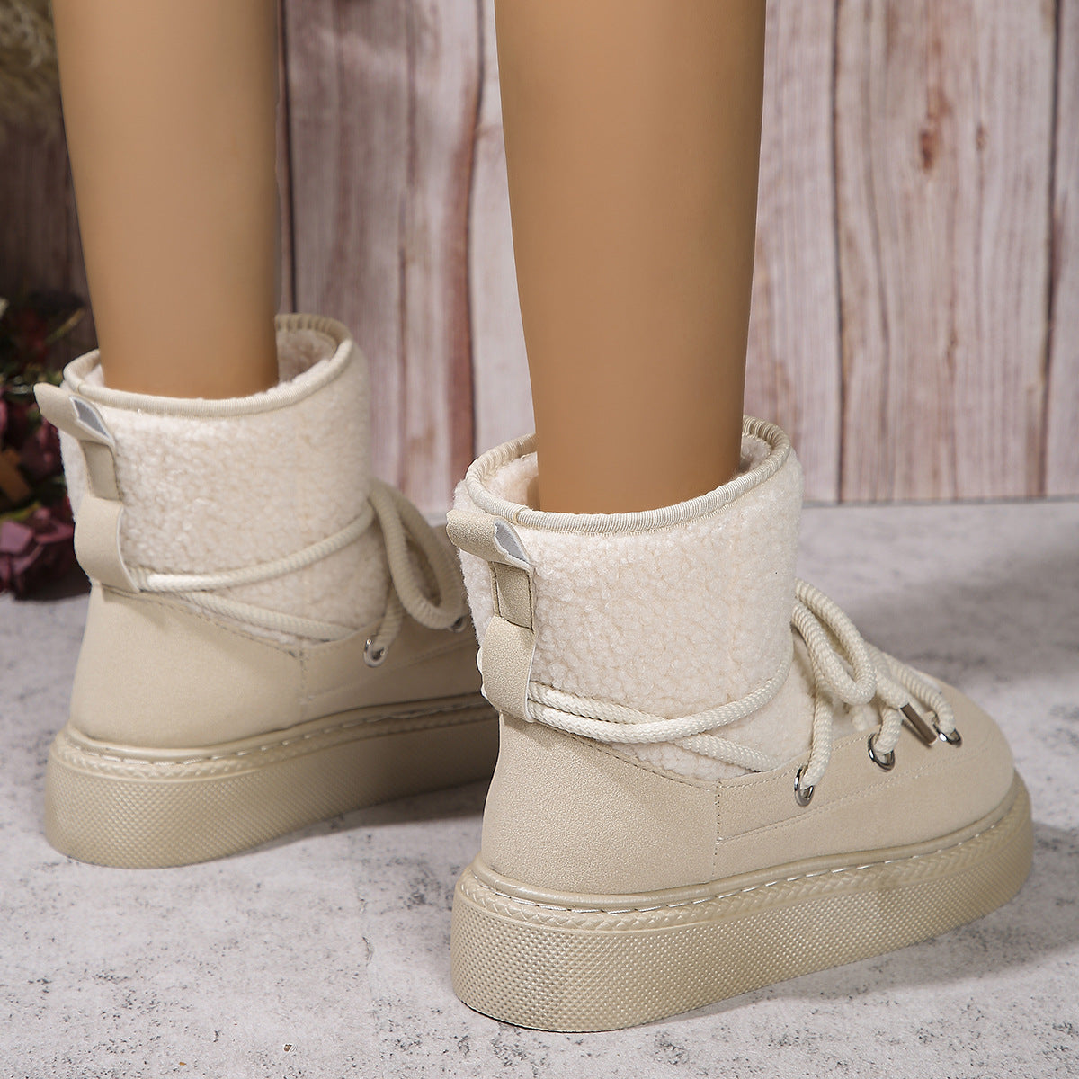 Carol – Damen Schneestiefel mit Plateau und Baumwollfutter