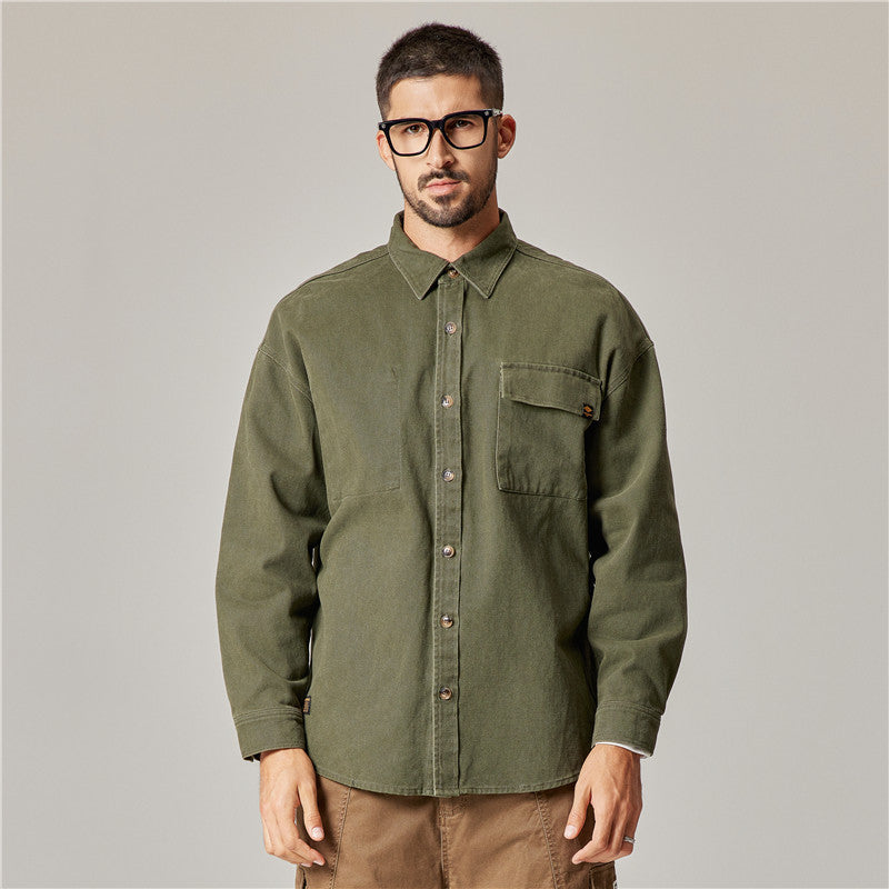 Jeff – Herbst Arbeitsjacke für Herren aus schwerer Baumwolle