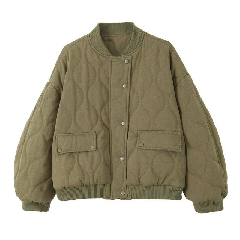 Samantha – Wärmende Baumwolljacke im Baseball-Stil