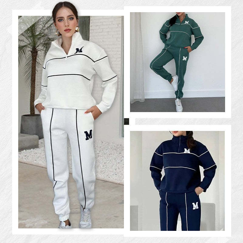 Jade – Lässiges Damen-Sweatshirt-Set mit Taschen