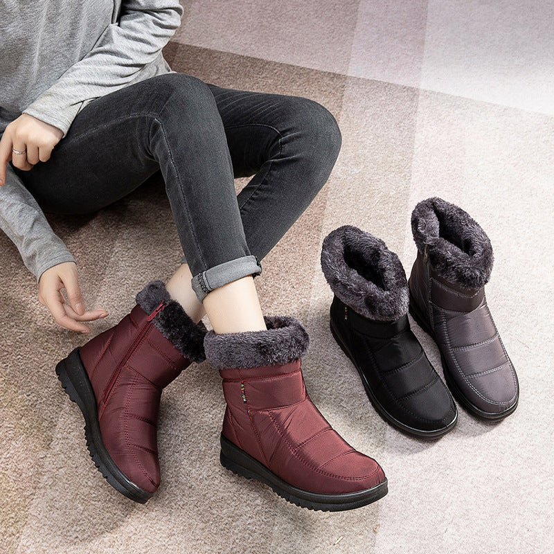 Francesca – Winterwarme Damenstiefel mit niedrigem Absatz