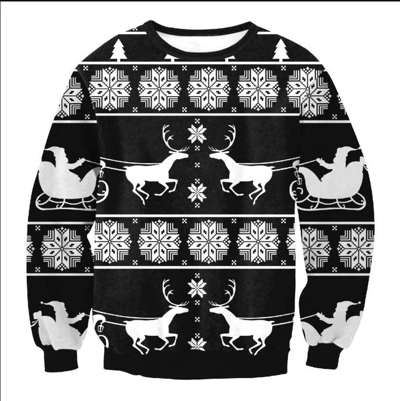 Hayley – Lustiger Weihnachtspullover mit Santa-Elf-Design für Damen