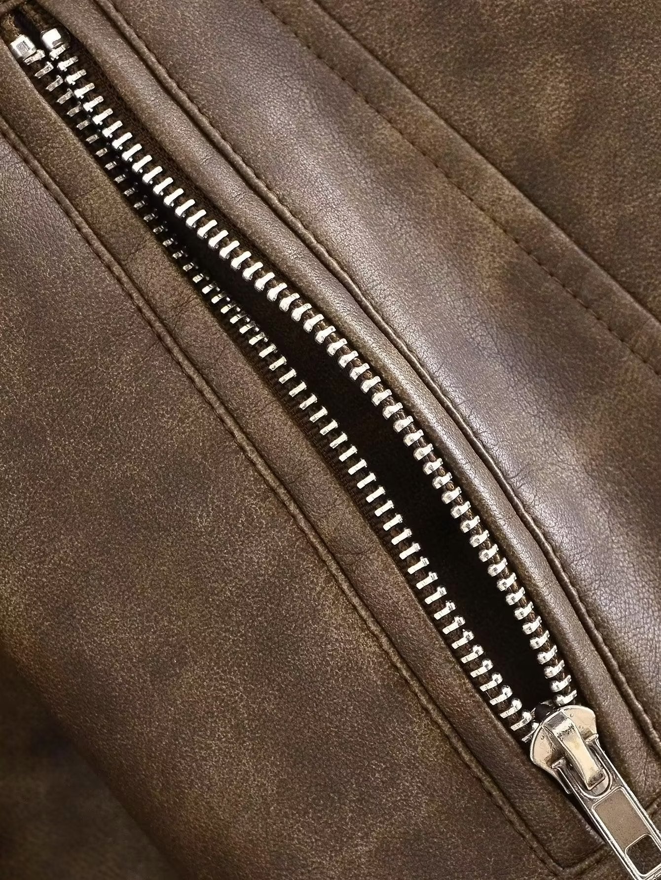 Natalie – Waschbare Lederjacke mit Farbverlauf