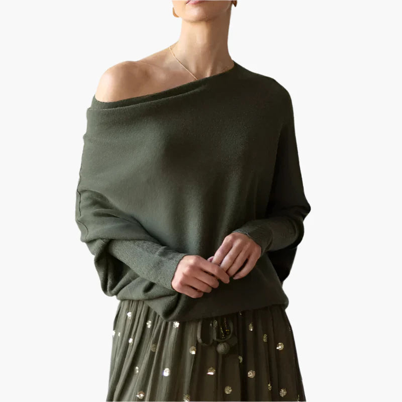 Damen Oversize Pullover – Eleganter, Gemütlicher Freizeit Sweater für Alltag und Lounge