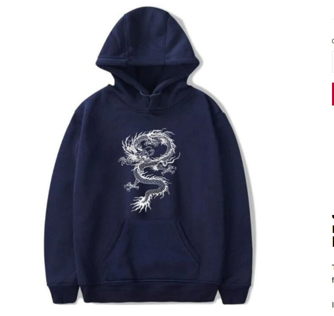 Ron – Herren Hoodie mit Drachenmotiv