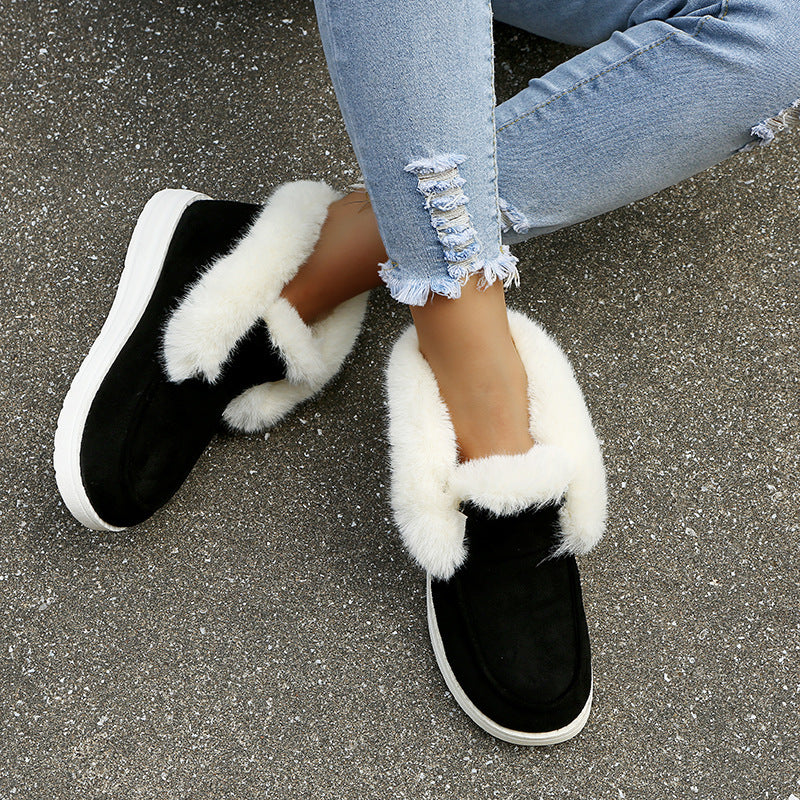 Michelle – Warme Winterstiefel mit Plüschfutter für Damen