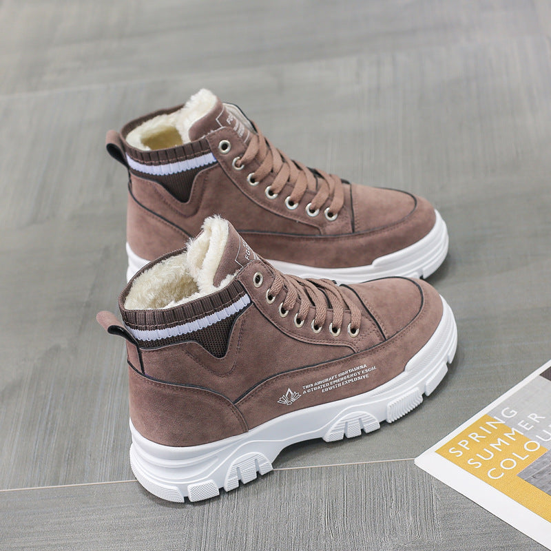 Megan – Damen Schneestiefel mit Warmem Plüsch