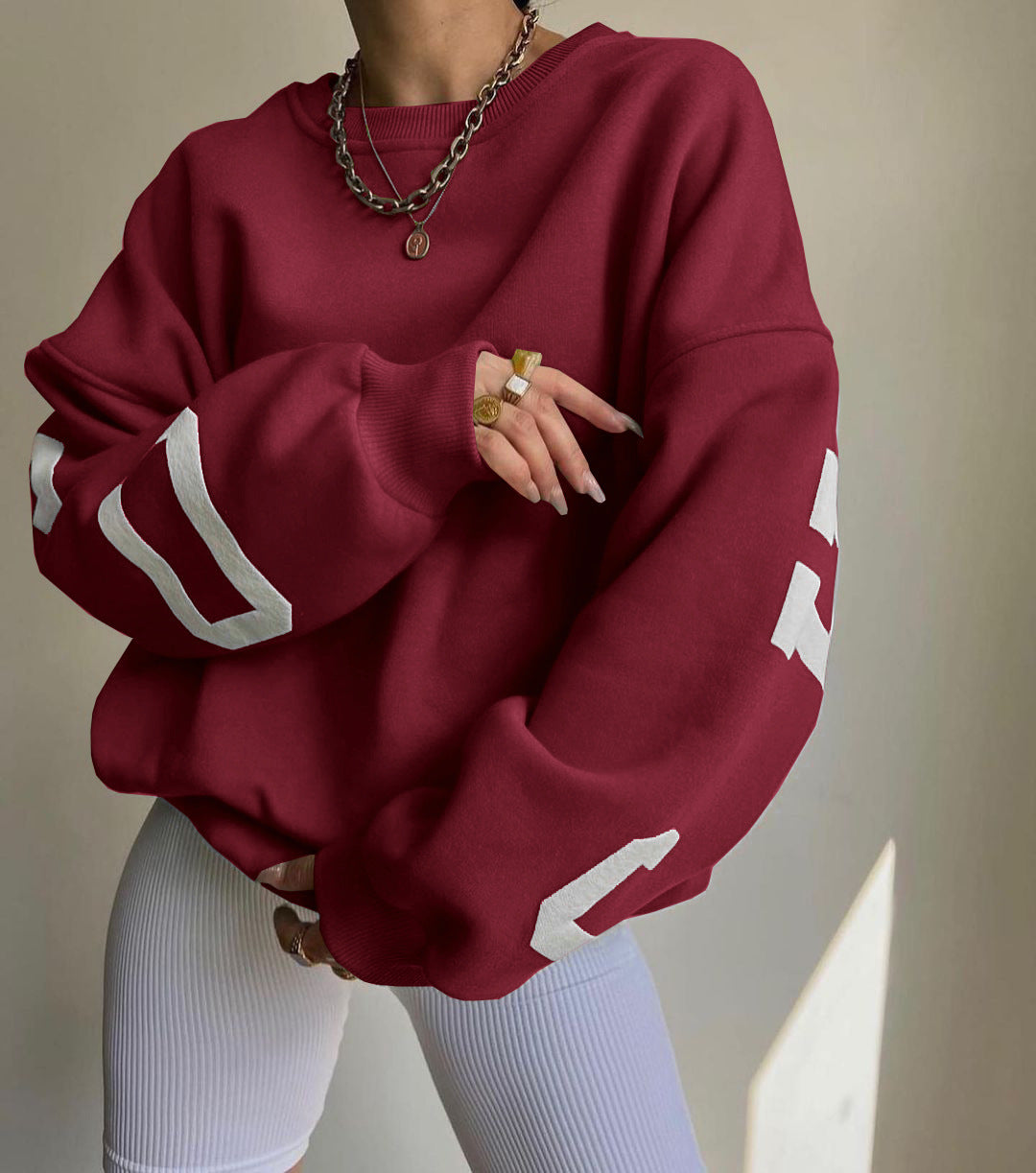 Michelle – Modischer Damenpullover mit Print