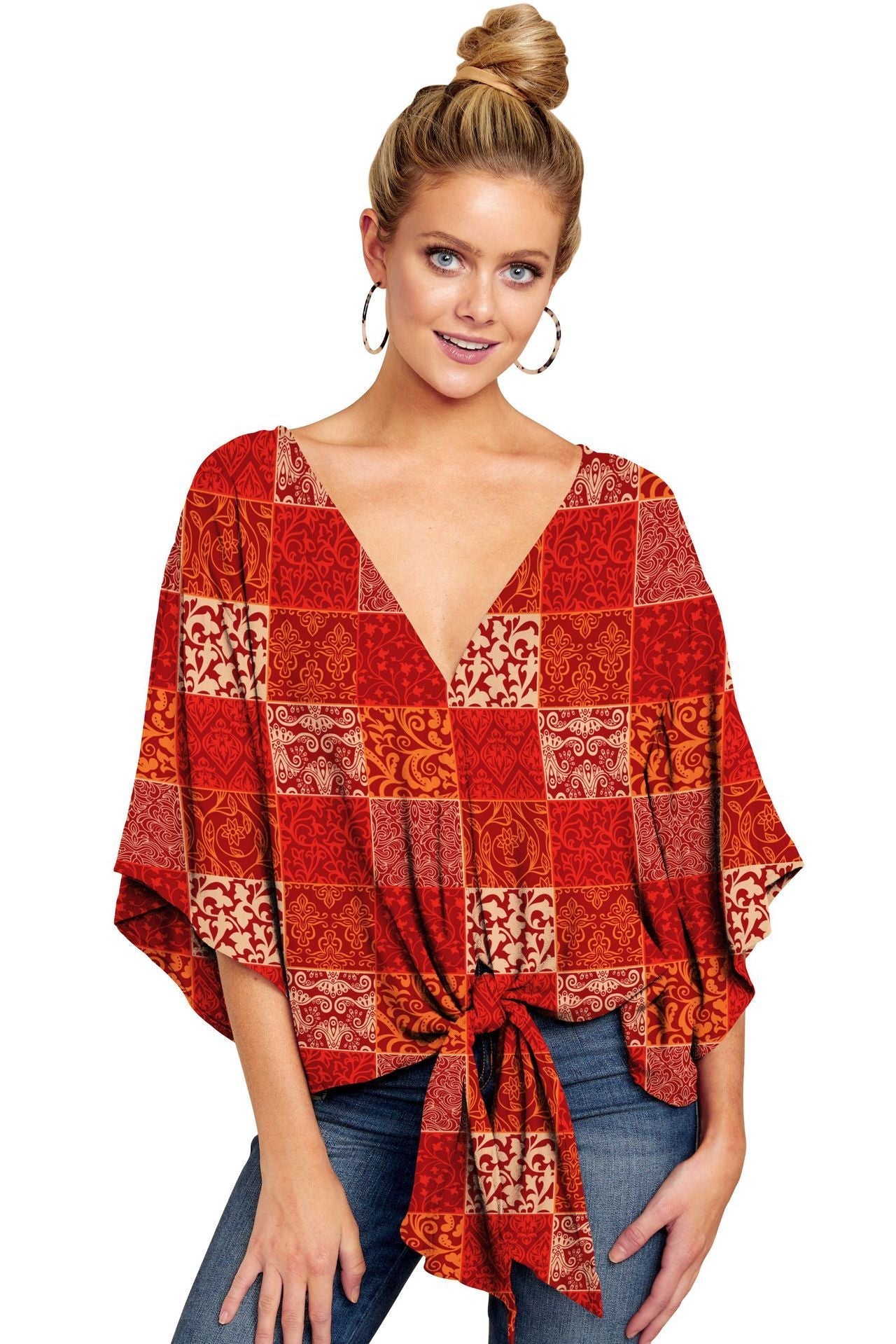Sue – Oversize Bluse mit Leopardenmuster