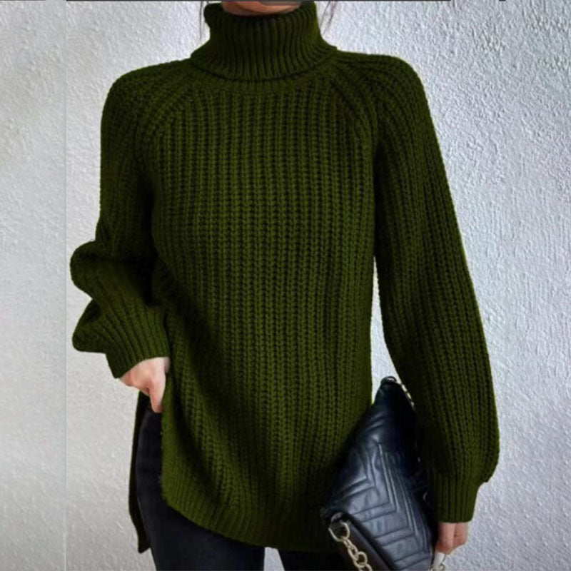 Emily – Damenpullover mit Schlitzdesign