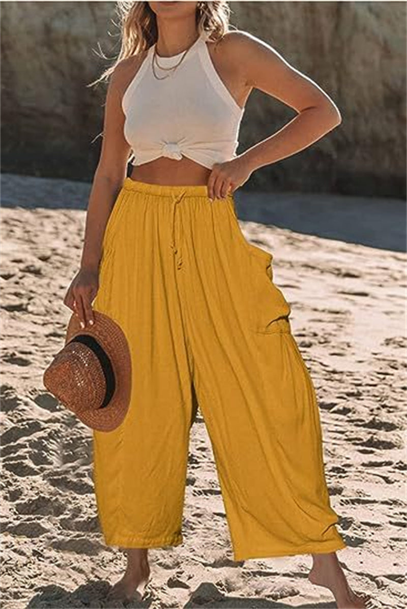 Marion – Weite Sommerhose mit Elastischem Bund