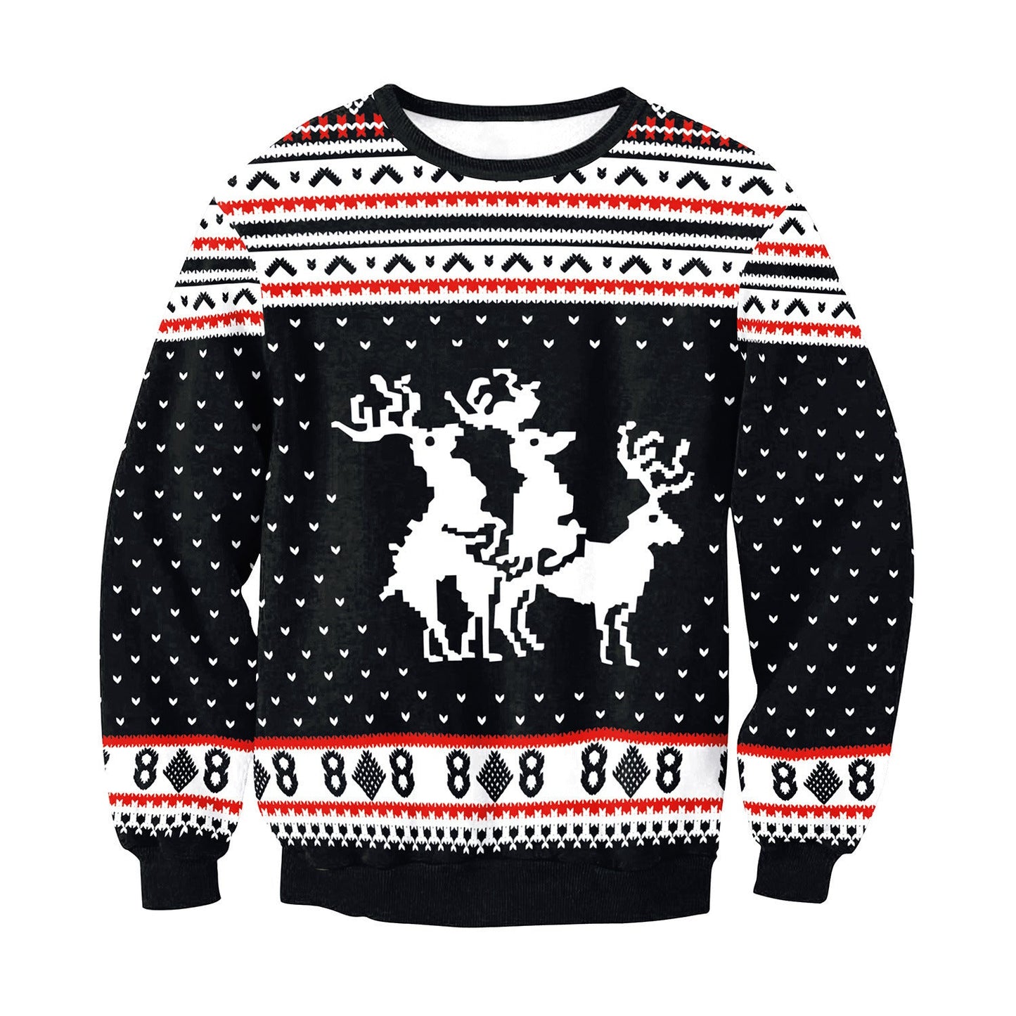 Hayley – Lustiger Weihnachtspullover mit Santa-Elf-Design für Damen