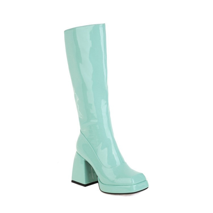 Caroline – Damenhohe Stiefel aus wasserfestem Material