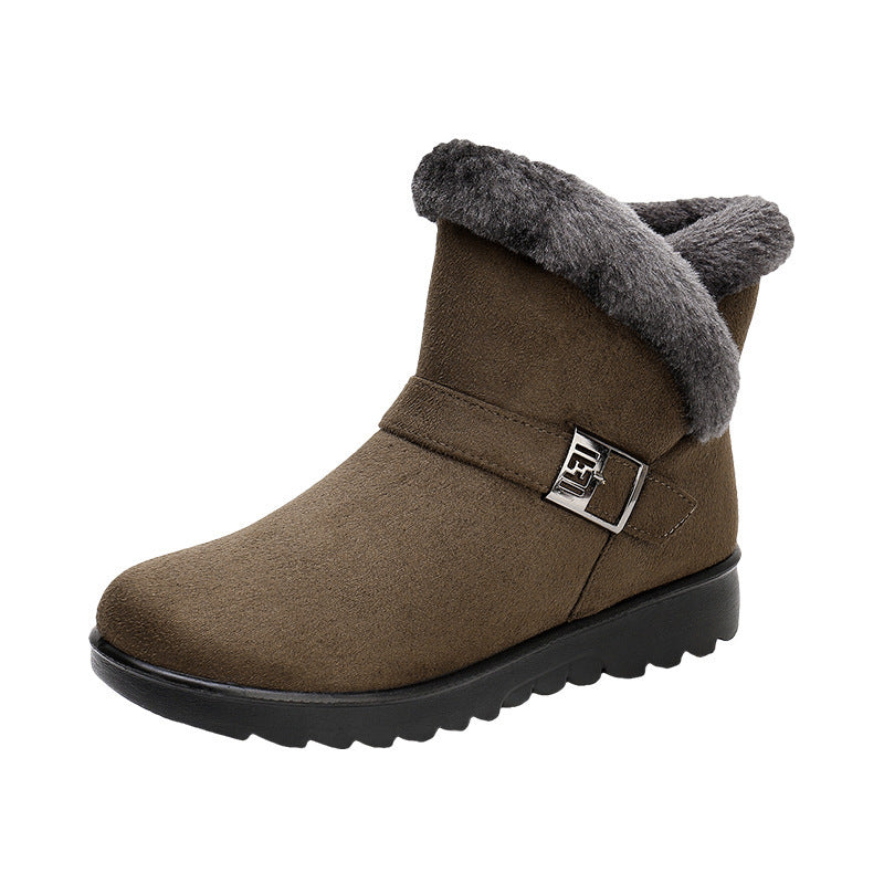 Anne – Warme Damenstiefel mit Plüschfutter und Reißverschluss