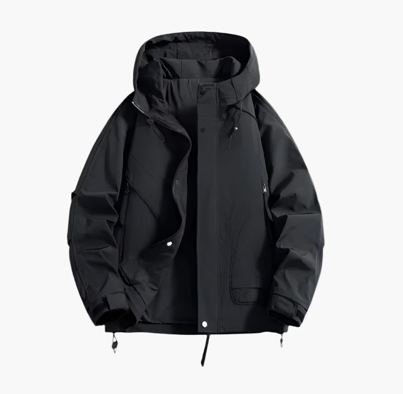 Herren Outdoor Windbreaker Funktionsjacke – Wasserdicht & Winddicht, Leicht, Atmungsaktiv, Ideal für Freizeit und Outdoor