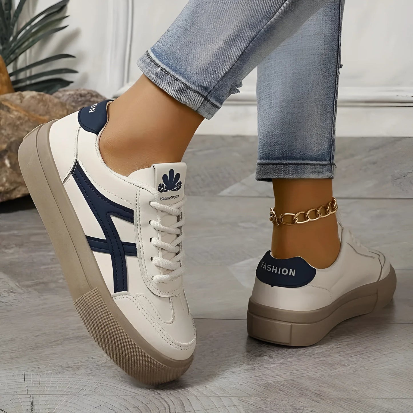 Damen Orthopädische Sneaker für Alltag und Freizeit – Komfortable und modische Turnschuhe