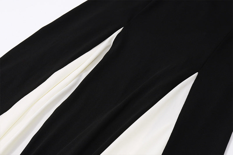 Katy – Damenkleid mit Farbkontrast