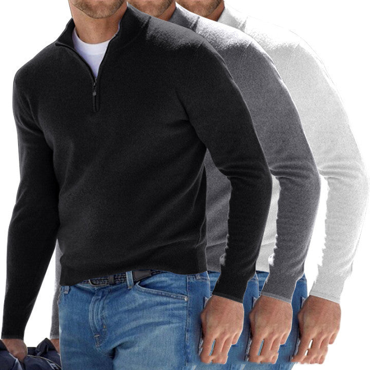 Robert – Langer Herren-Cardigan mit Knopfleiste für Herbst und Winter