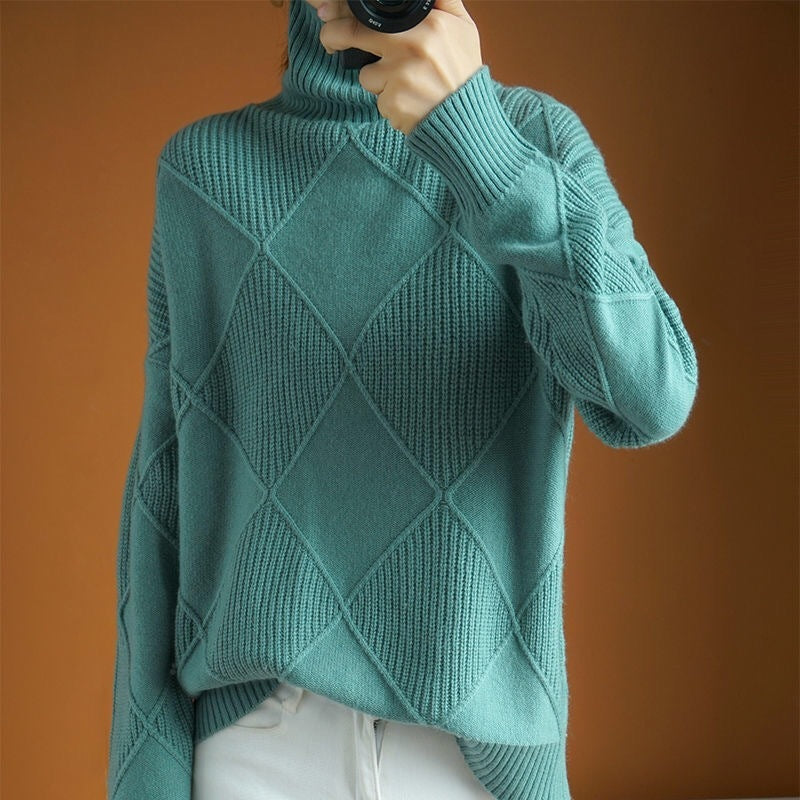 Linda – Langärmeliger Damenpullover für Herbst und Winter