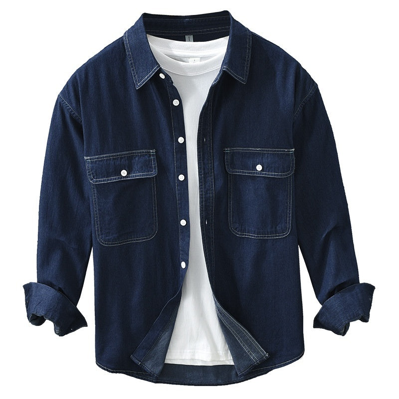 Marc – Künstlerisches Denim Cardigan im lockeren Casual-Stil