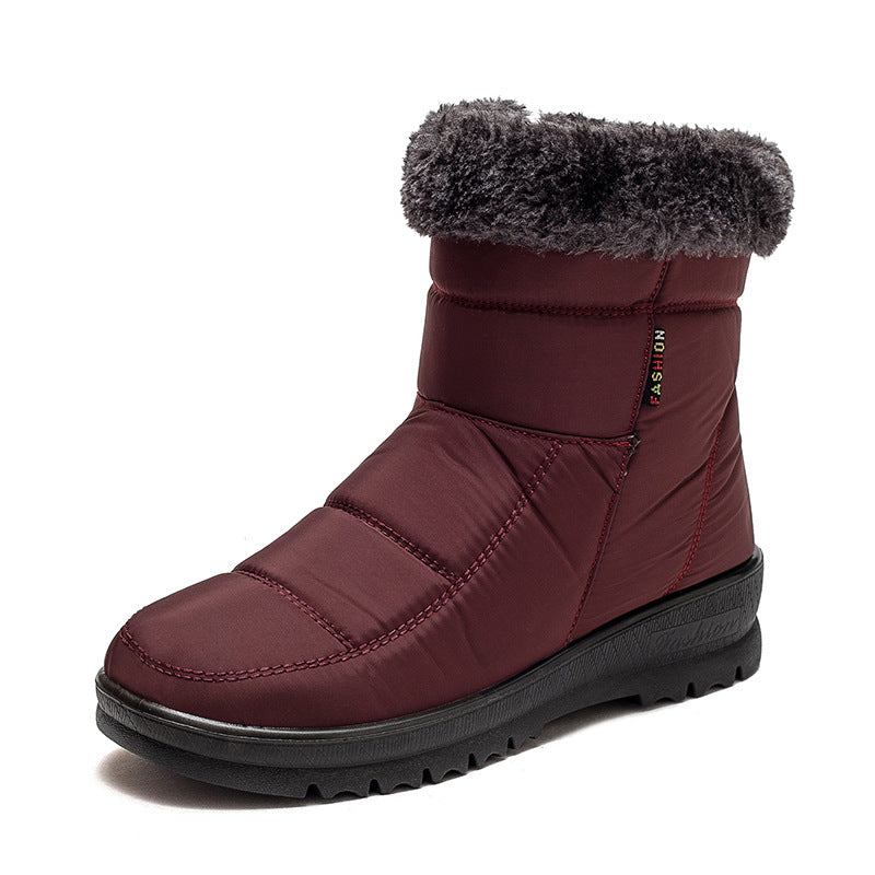 Francesca – Winterwarme Damenstiefel mit niedrigem Absatz