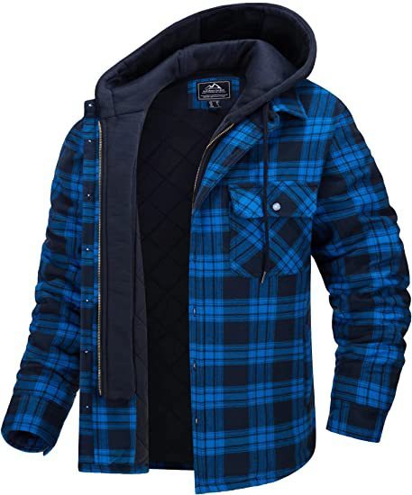 Nick – Herrenjacke mit Dickem, Gepolstertem Karomuster