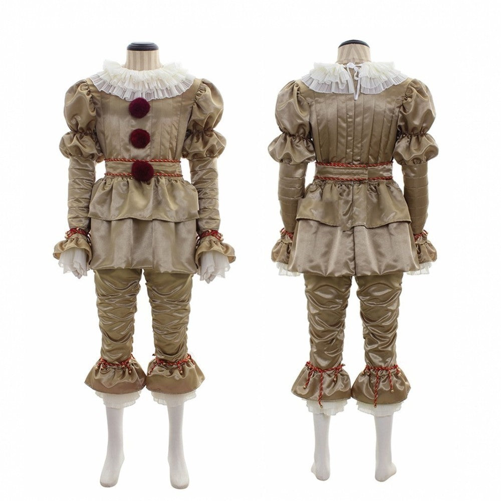 Halloween Damen Pennywise Clown Kostüm – Gruselige Verkleidung für Horror-Partys & Karneval